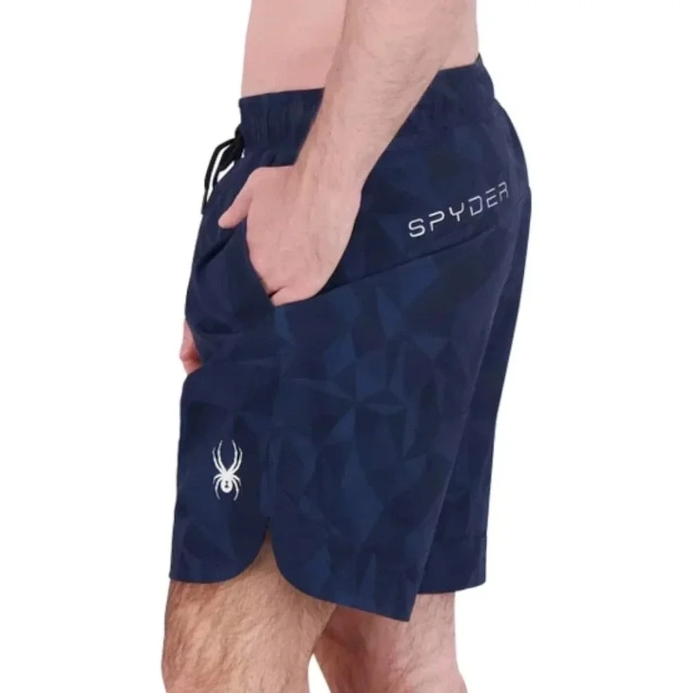 Spyder Men's Swim Shorts, Dark Blue, Size L NWT